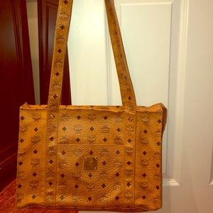 Authentic MCM monogram shoulder bag